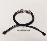 925 Silver Double Wealth Pixiu Bracelet Fengshui Lucky Pixiu Beads Bracelet