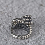 925 Silver Eagle-Paw Beads Vintage Silver Punk Jewelry