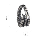 925 Silver Eagle-Paw Beads Vintage Silver Punk Jewelry