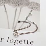 925 Silver Vintage Link Bracelet for Women