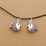 925 Silver Fish Charm DIY Bracelet Charm Good Luck Fish Small Pendant