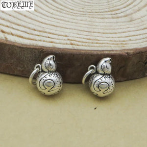 925 Silver Gourd Charm Pendant DIY Bracelet Necklace