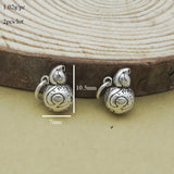 925 Silver Gourd Charm Pendant DIY Bracelet Necklace