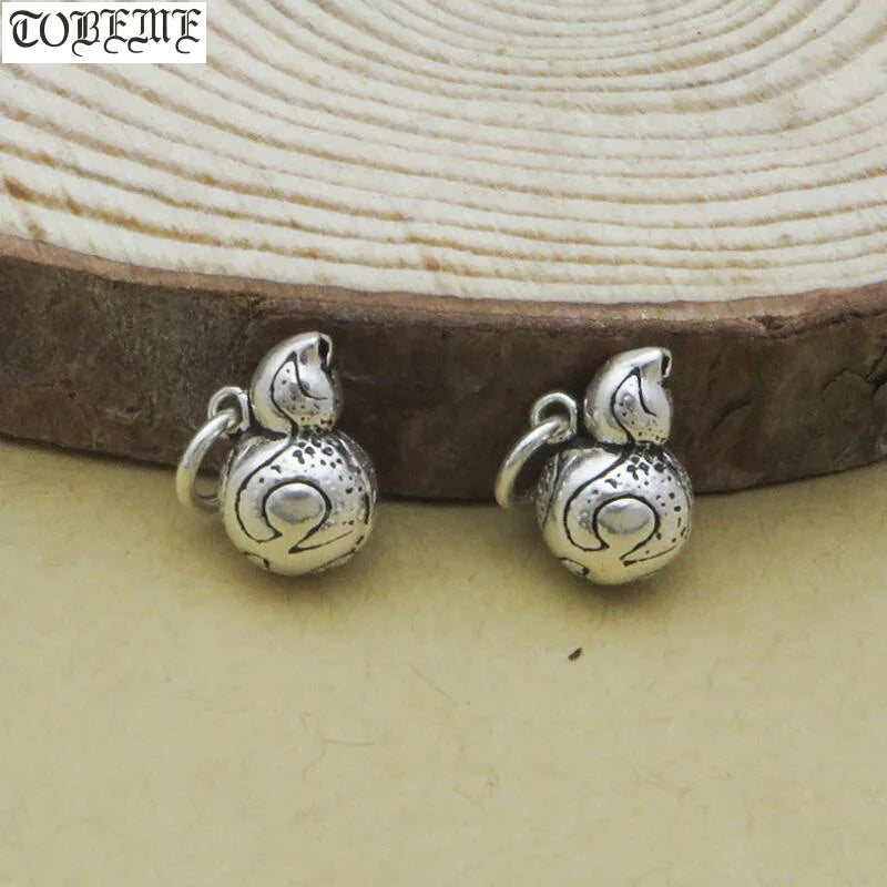 925 Silver Gourd Charm Pendant DIY Bracelet Necklace