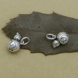 925 Silver Gourd Charm Pendant DIY Bracelet Necklace
