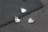 925 Silver Heart Charm Small Pendant DIY Jewelry