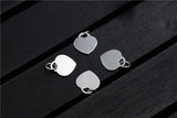 925 Silver Heart Charm 925 Sterling Silver Small Heart Pendant DIY Jewelry