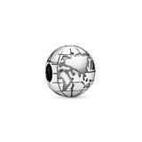925 Silver Diamond Snowflake Star Clip Charm for Bracelet
