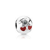 925 Silver Diamond Snowflake Star Clip Charm for Bracelet