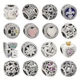 925 Silver Heart Dragonfly Charm Bracelet Jewelry