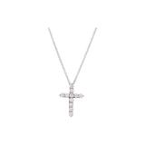 925 Silver Logo 1:1 Christian Cross Necklace High TIF - Romantic Jewelry Gift
