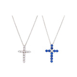 925 Silver Logo 1:1 Christian Cross Necklace High TIF - Romantic Jewelry Gift