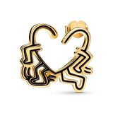 925 Silver Two Tone Angel Charm DIY Bracelet Necklace Jewelry