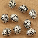 925 Silver Good Luck Symbol Beads Thai Sterling DIY Bracelet Beads