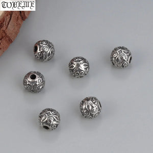 925 Silver Lucky Cloud Symbol Beads DIY Jewelry Accessories