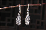 925 Silver Wealth Pixiu Drop Earrings Good Luck Piyao Women Earrings