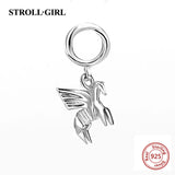 925 Silver Metal Beads Origami Animals European Bracelet Pendants