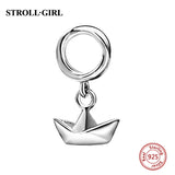 925 Silver Metal Beads Origami Animals European Bracelet Pendants