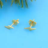 925 Silver Lightning Stud Earring Women Accessories