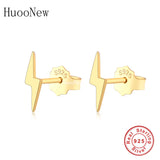 925 Silver Lightning Stud Earring Women Accessories