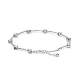 925 Silver Star Daisy PAN Bracelet for Women