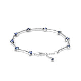 925 Silver Star Daisy PAN Bracelet for Women