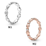 925 Silver Shell Ring Women's Wedding Holiday Gift