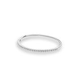 925 Silver Pan Bracelet with Crystal, European Charm Bracelet Women Jewelry