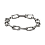 925 Silver Pan Bracelet Snake Chain Circular Clasp Bangle