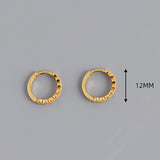 925 Silver Zirconia Hoop Earring for Women Party Wear