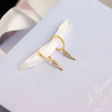 925 Silver Pizza Triangle Piercing Hoop Earring