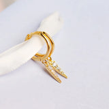 925 Silver Pizza Triangle Piercing Hoop Earring