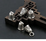 925 Silver Small Bell Charm Good Luck Cloud Pendant