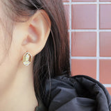 925 Silver Sea Shell Stud Earring for Women