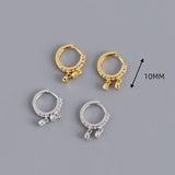 925 Silver Zirconia Hoop Earring for Women