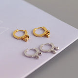 925 Silver Zirconia Hoop Earring for Women