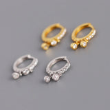 925 Silver Zirconia Hoop Earring for Women