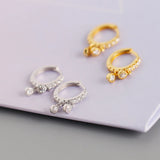 925 Silver Zirconia Hoop Earring for Women