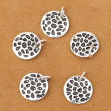 925 Silver Spot Charm Vintage Silver Bracelet Charm DIY Jewelry Charm