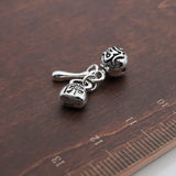 925 Silver Tibetan Charm Vintage 925 Sterling Buddhist Jewelry Charm