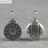 925 Silver Tibetan Nine Directions Pendant