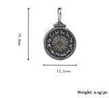 925 Silver Tibetan Nine Directions Pendant