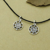 925 Silver Tibetan OM Charm DIY Bracelet Charm