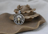 925 Silver Tibetan Buddha Statue Pendant