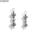 925 Silver Tibetan Six Words Dorje Pendant
