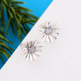 925 Silver Daisy Stud Earring for Women Baby Kid