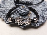 925 Silver Wealth Pixiu Bracelet Tibetan Six Words Beads Fengshui Lucky Bracelet