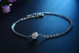 925 Sterling Silver CZ Bracelet for Women Wedding Party Gift