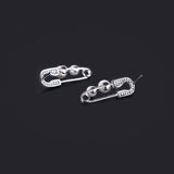 925 Sterling Silver Pearl Stud Earrings Wedding Jewelry