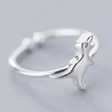 925 Sterling Silver Dinosaur Ring for Women, Size 5 6 7